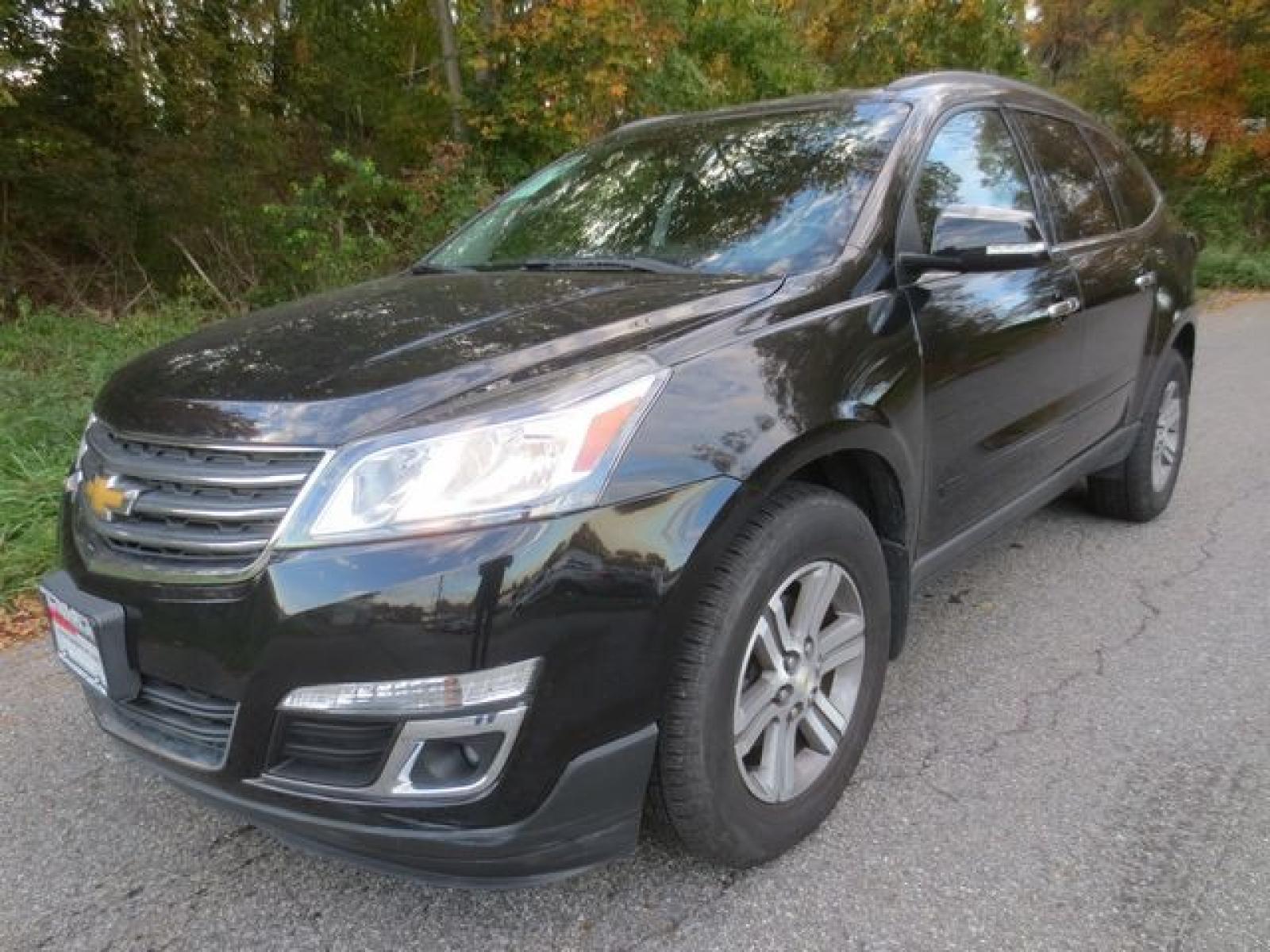 2017 Black /Black Chevrolet Traverse LT (1GNKVGKD8HJ) with an 3.6L V6 engine, 6A transmission, located at 270 US Route 6, Mahopac, NY, 10541, (845) 621-0895, 41.349022, -73.755280 - Photo #0
