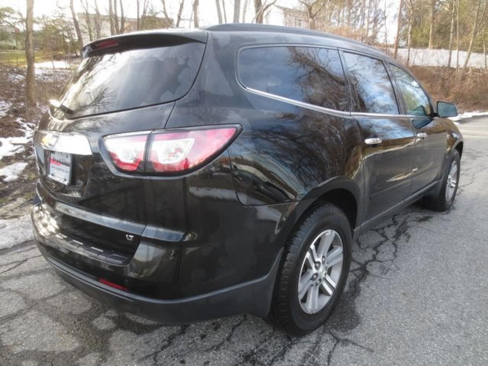 2017 Black /Black Chevrolet Traverse LT (1GNKVGKD8HJ) with an 3.6L V6 engine, 6A transmission, located at 270 US Route 6, Mahopac, NY, 10541, (845) 621-0895, 41.349022, -73.755280 - Photo #3