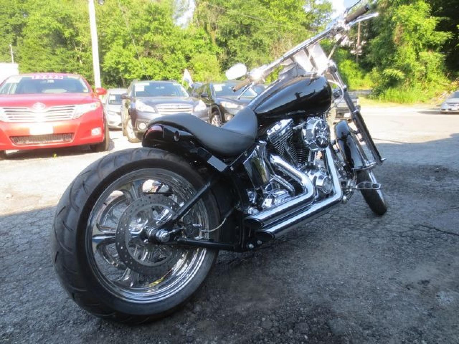2002 Black (1HD1JBB182Y) with an 2 CYLINDER TWIN CAM S&S PORTED engine, 6 SPEED BAKER transmission, located at 270 US Route 6, Mahopac, NY, 10541, (845) 621-0895, 41.349022, -73.755280 - Photo #8