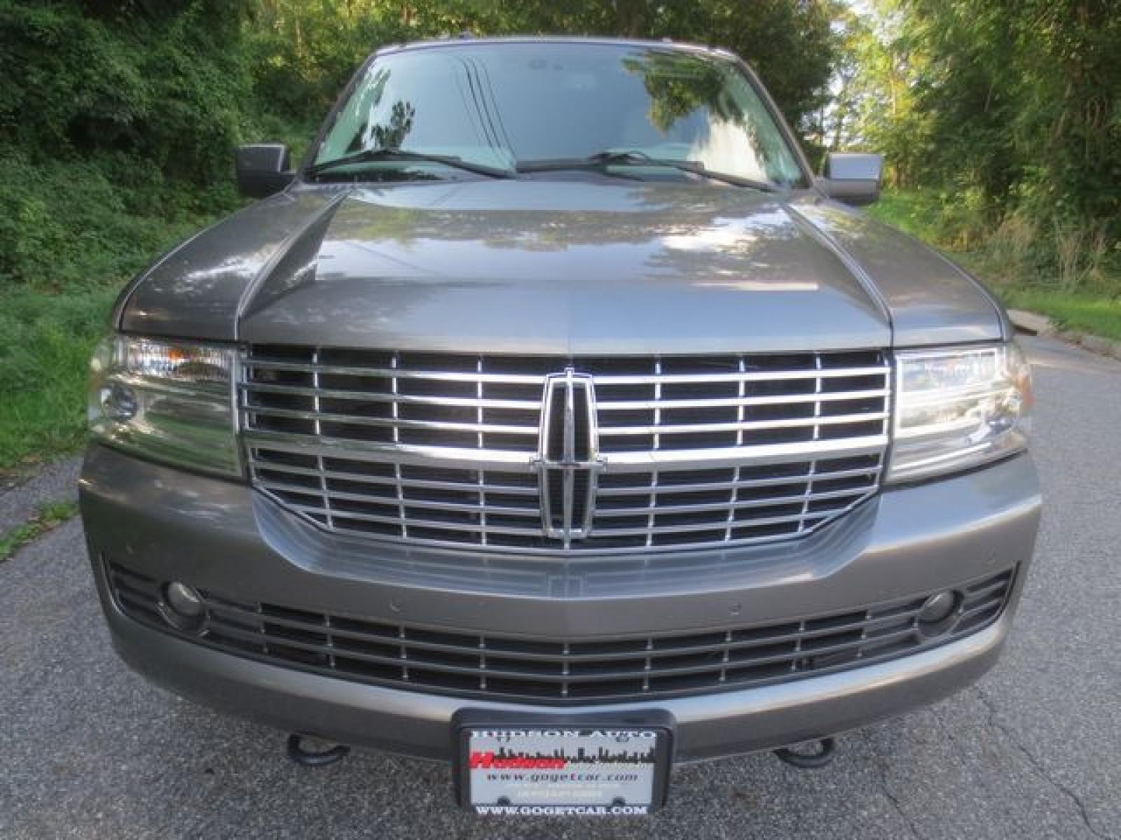 2012 Gray /Tan Lincoln Navigator 4WD (5LMJJ2J54CE) with an 5.4L V8 SOHC 24V engine, 6-Speed Automatic transmission, located at 270 US Route 6, Mahopac, NY, 10541, (845) 621-0895, 41.349022, -73.755280 - Photo #2