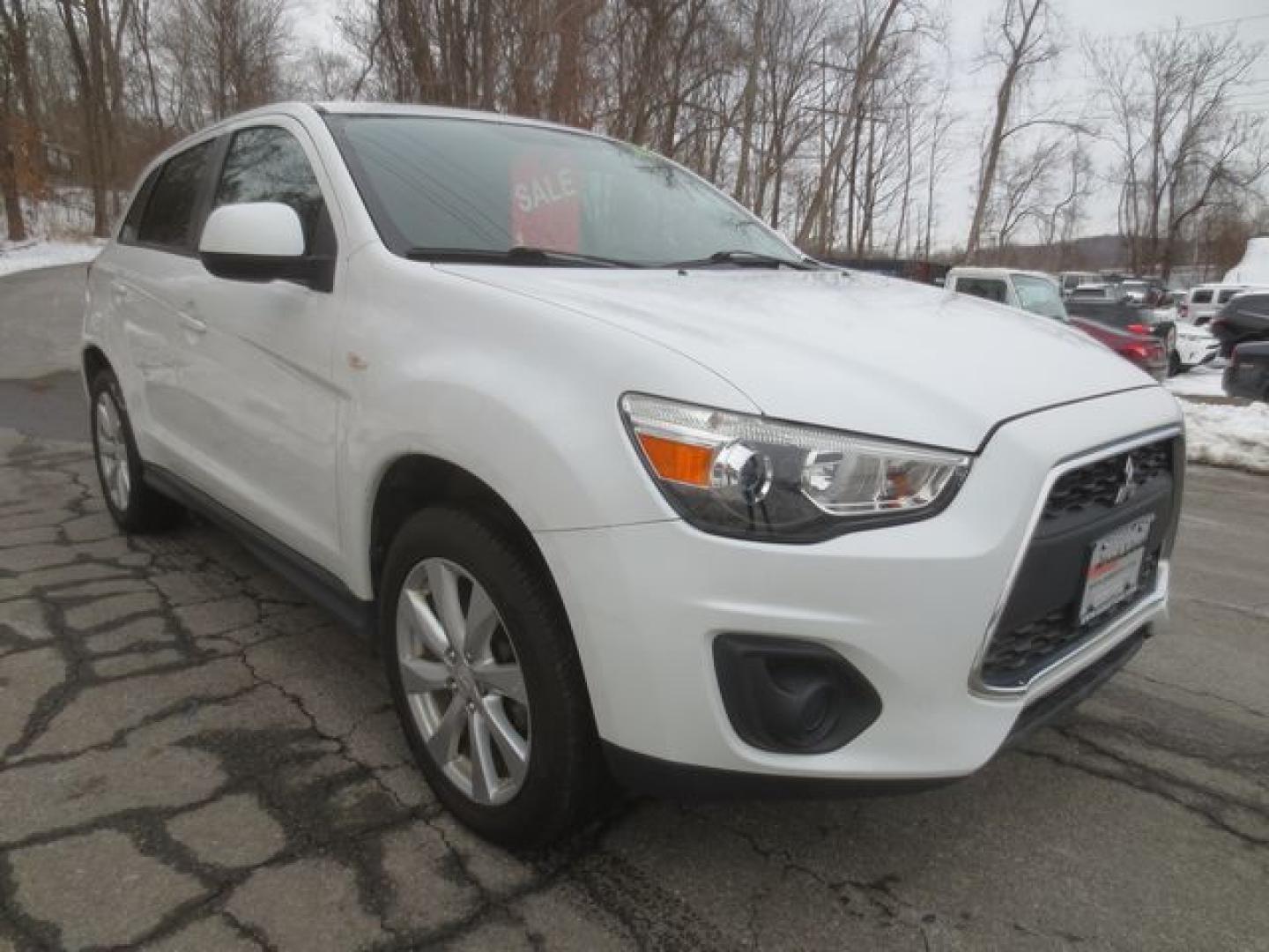 2015 White /Black Mitsubishi Outlander Sport ES (4A4AR3AW4FE) with an 2.4L L4 DOHC 16V engine, Automatic transmission, located at 270 US Route 6, Mahopac, NY, 10541, (845) 621-0895, 41.349022, -73.755280 - Photo#12