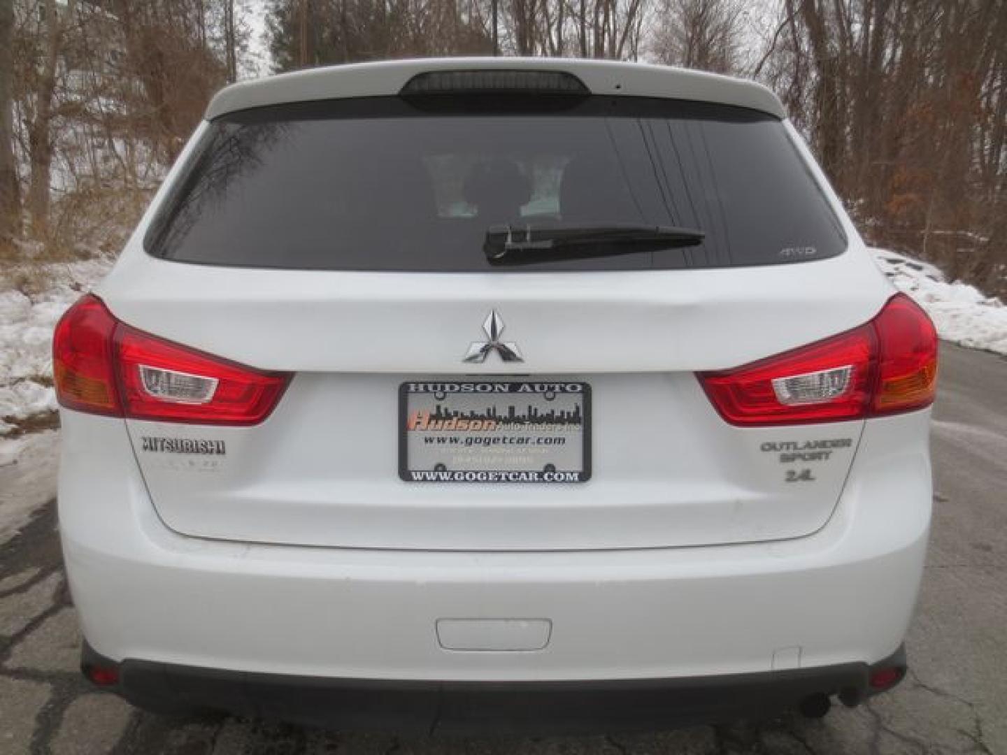 2015 White /Black Mitsubishi Outlander Sport ES (4A4AR3AW4FE) with an 2.4L L4 DOHC 16V engine, Automatic transmission, located at 270 US Route 6, Mahopac, NY, 10541, (845) 621-0895, 41.349022, -73.755280 - Photo#15