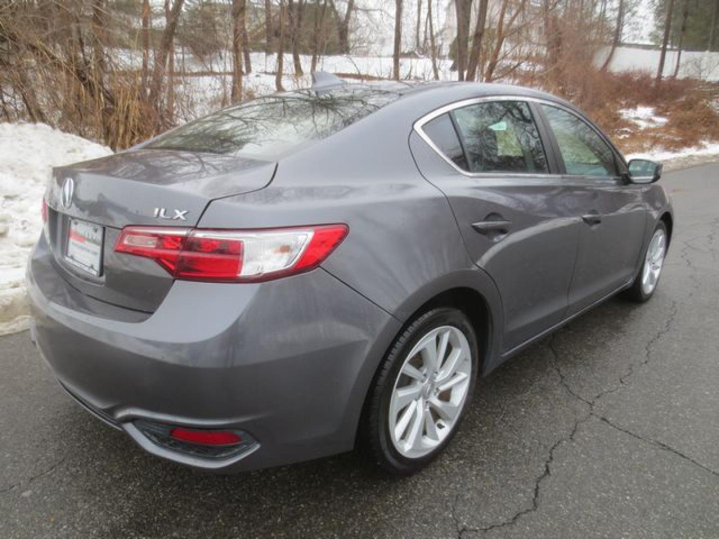2017 Gray /Black Acura ILX AcuraWatch Plus Package (19UDE2F30HA) with an 2.0L L4 16V DOHC engine, Automatic transmission, located at 270 US Route 6, Mahopac, NY, 10541, (845) 621-0895, 41.349022, -73.755280 - Photo#3