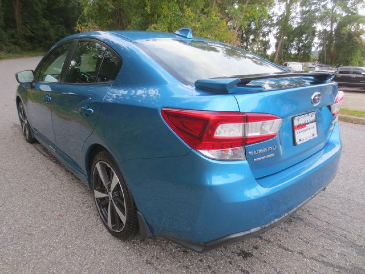 2018 Blue /Black Subaru Impreza 2.0i Sport (4S3GKAK66J3) with an 2.0L H4 DOHC 16V engine, Automatic transmission, located at 270 US Route 6, Mahopac, NY, 10541, (845) 621-0895, 41.349022, -73.755280 - Photo#4