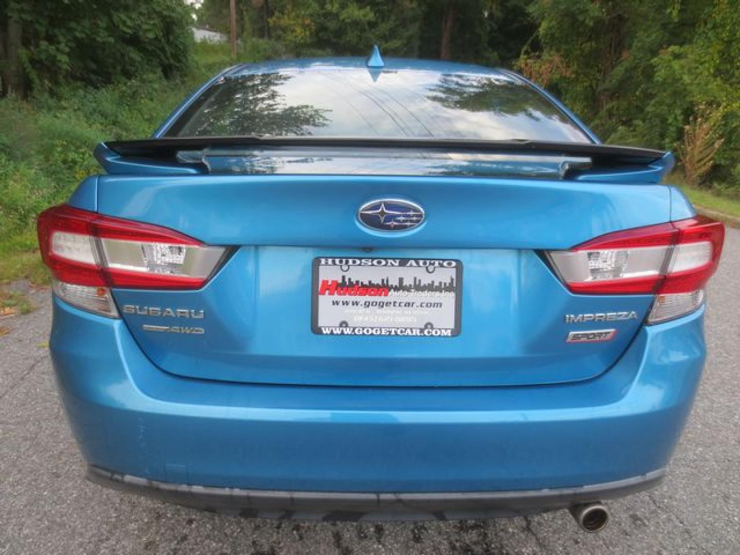 2018 Blue /Black Subaru Impreza 2.0i Sport (4S3GKAK66J3) with an 2.0L H4 DOHC 16V engine, Automatic transmission, located at 270 US Route 6, Mahopac, NY, 10541, (845) 621-0895, 41.349022, -73.755280 - Photo#5