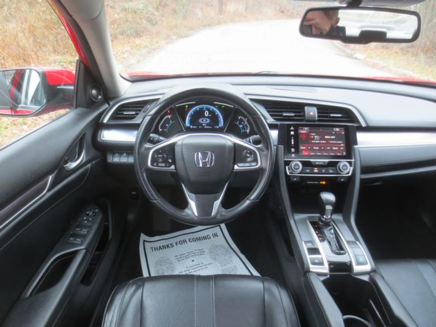 2017 Red /Black Honda Civic Touring (2HGFC1F95HH) with an 1.5L L4 DOHC 16V TURBO engine, Automatic transmission, located at 270 US Route 6, Mahopac, NY, 10541, (845) 621-0895, 41.349022, -73.755280 - Photo#8