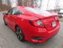 2017 Red /Black Honda Civic Touring (2HGFC1F95HH) with an 1.5L L4 DOHC 16V TURBO engine, Automatic transmission, located at 270 US Route 6, Mahopac, NY, 10541, (845) 621-0895, 41.349022, -73.755280 - Photo#4