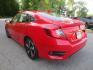 2017 Red /Black Honda Civic Touring (2HGFC1F95HH) with an 1.5L L4 DOHC 16V TURBO engine, Automatic transmission, located at 270 US Route 6, Mahopac, NY, 10541, (845) 621-0895, 41.349022, -73.755280 - Photo#4