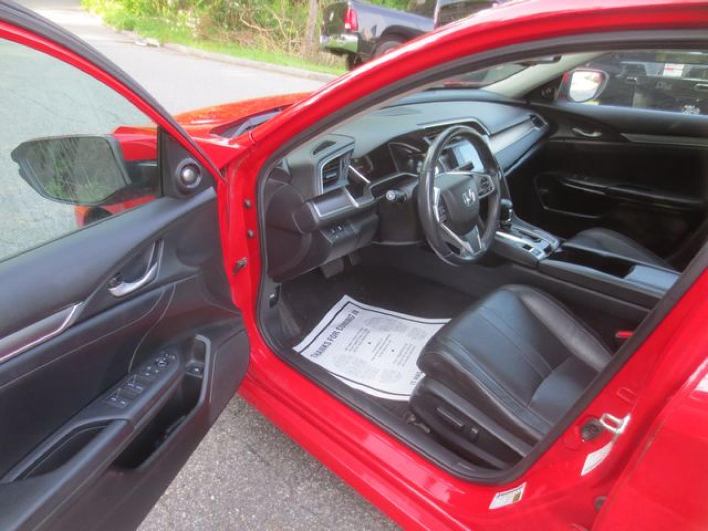 2017 Red /Black Honda Civic Touring (2HGFC1F95HH) with an 1.5L L4 DOHC 16V TURBO engine, Automatic transmission, located at 270 US Route 6, Mahopac, NY, 10541, (845) 621-0895, 41.349022, -73.755280 - Photo#6
