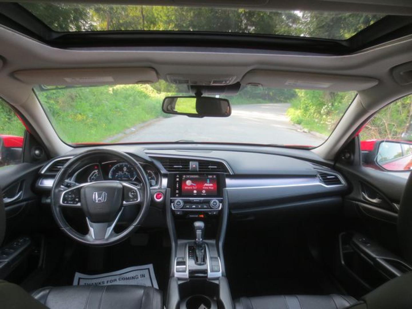 2017 Red /Black Honda Civic Touring (2HGFC1F95HH) with an 1.5L L4 DOHC 16V TURBO engine, Automatic transmission, located at 270 US Route 6, Mahopac, NY, 10541, (845) 621-0895, 41.349022, -73.755280 - Photo#7