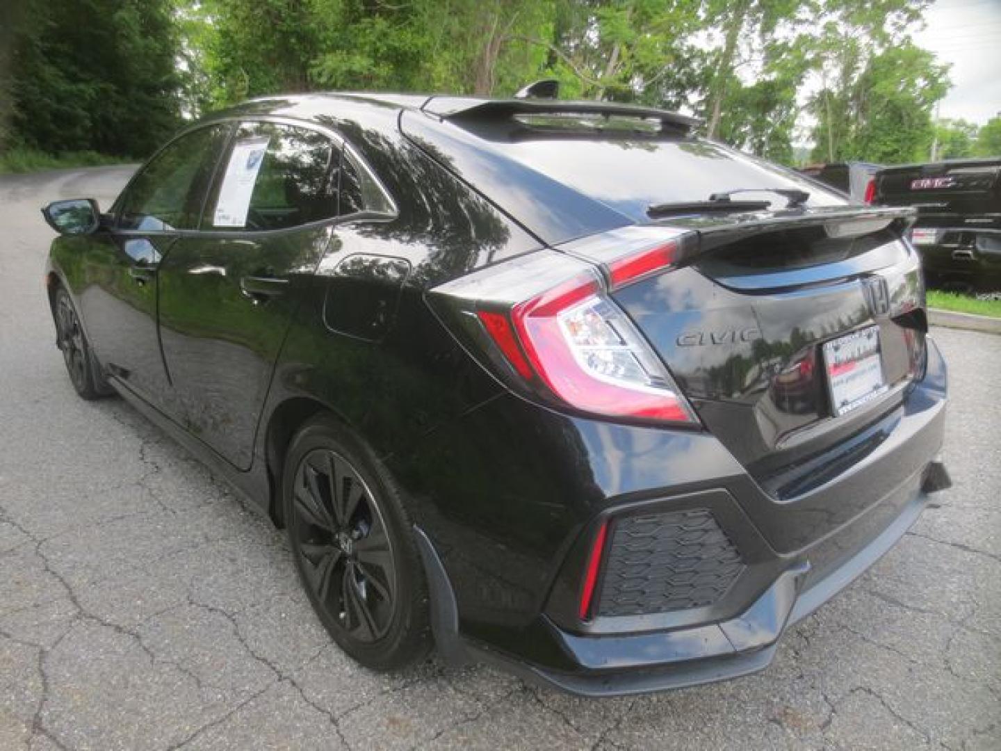 2018 Black /Black Honda Civic EX (SHHFK7H52JU) with an 2.0L L4 DOHC 16V TURBO engine, Automatic transmission, located at 270 US Route 6, Mahopac, NY, 10541, (845) 621-0895, 41.349022, -73.755280 - Photo#4