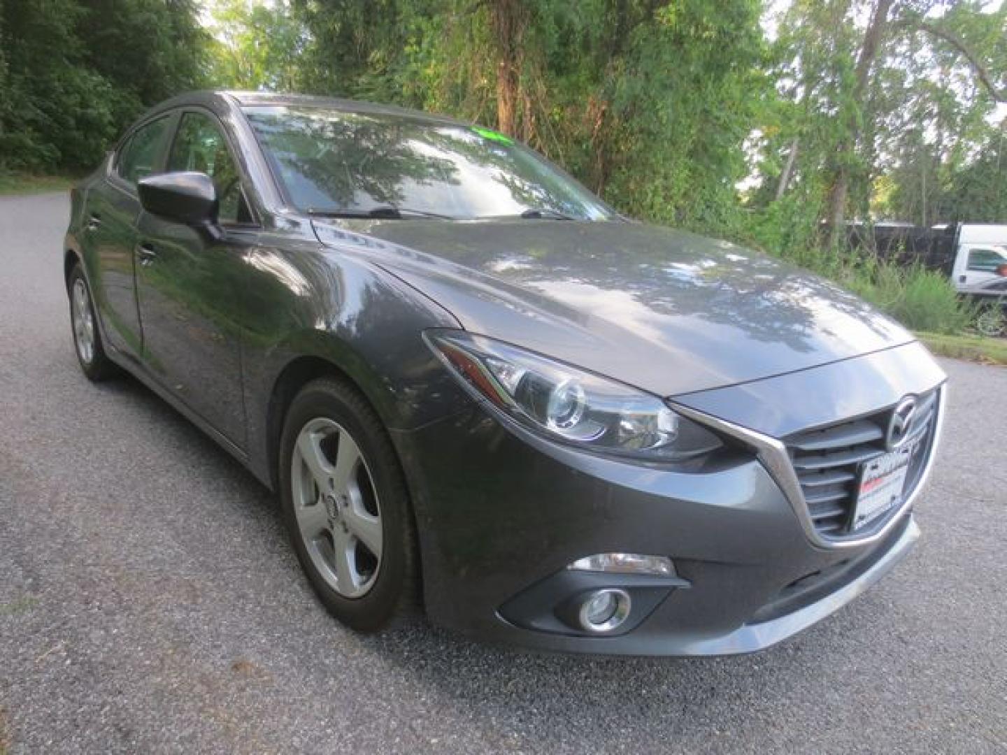 2014 Gray /Black Mazda MAZDA3 i Sport (3MZBM1U78EM) with an 2.0L L4 DOHC 16V engine, 6-Speed Manual transmission, located at 270 US Route 6, Mahopac, NY, 10541, (845) 621-0895, 41.349022, -73.755280 - Photo#1