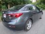 2014 Gray /Black Mazda MAZDA3 i Sport (3MZBM1U78EM) with an 2.0L L4 DOHC 16V engine, 6-Speed Manual transmission, located at 270 US Route 6, Mahopac, NY, 10541, (845) 621-0895, 41.349022, -73.755280 - Photo#3