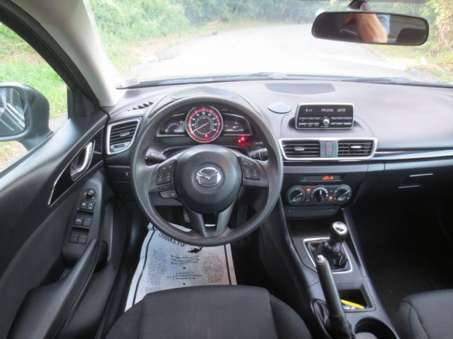 2014 Gray /Black Mazda MAZDA3 i Sport (3MZBM1U78EM) with an 2.0L L4 DOHC 16V engine, 6-Speed Manual transmission, located at 270 US Route 6, Mahopac, NY, 10541, (845) 621-0895, 41.349022, -73.755280 - Photo#8