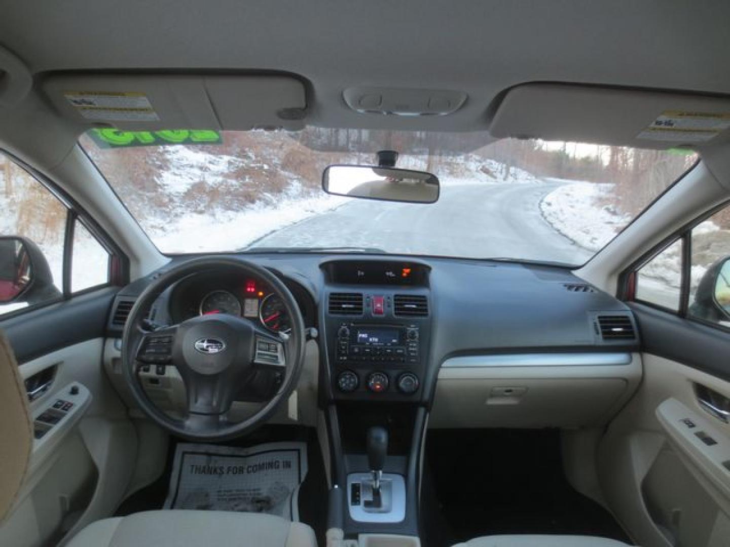 2013 Red /Beige Subaru XV Crosstrek Premium (JF2GPACC9D2) with an 2.0L L4 DOHC 16V engine, Automatic transmission, located at 270 US Route 6, Mahopac, NY, 10541, (845) 621-0895, 41.349022, -73.755280 - Photo#7