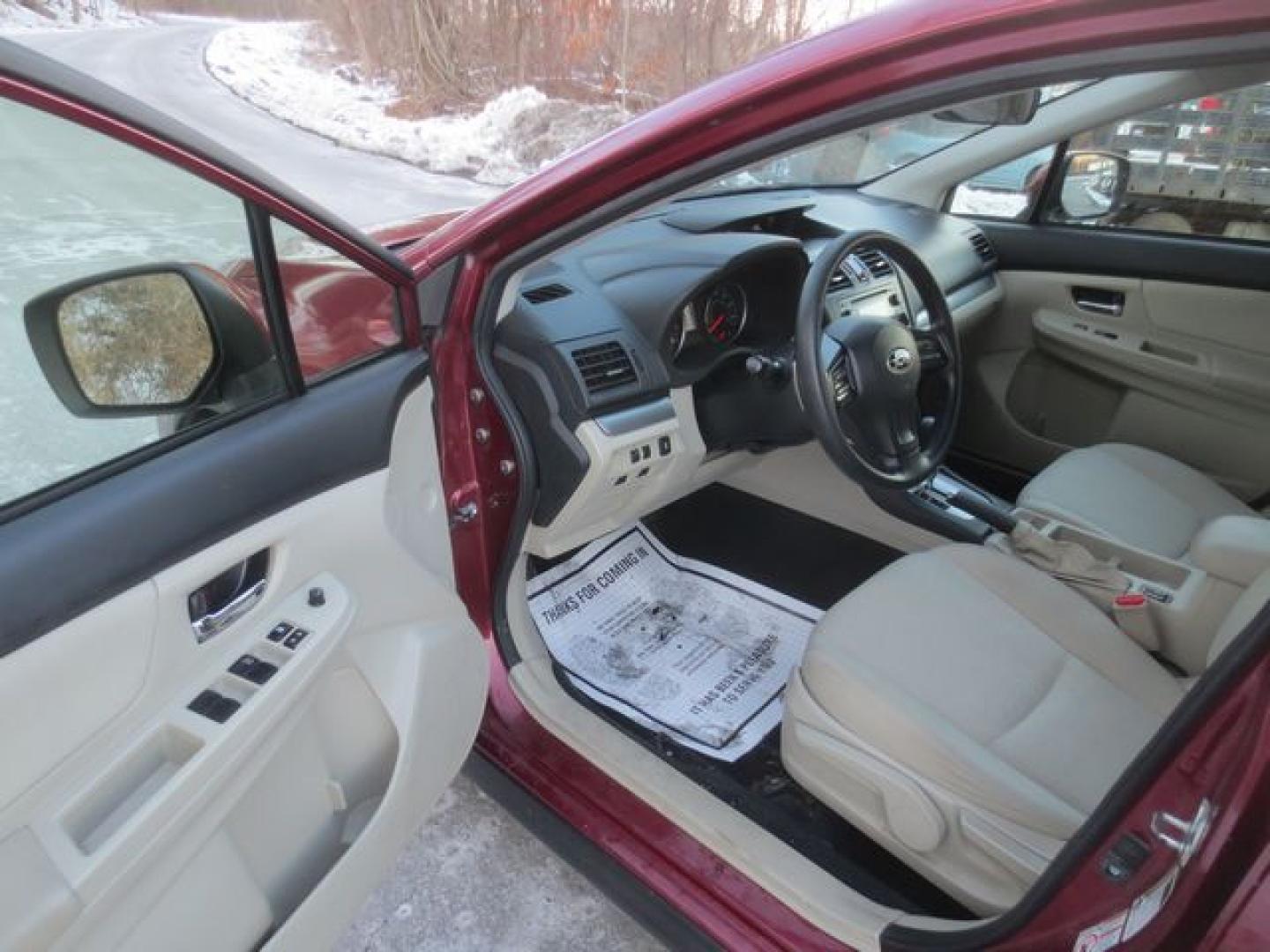 2013 Red /Beige Subaru XV Crosstrek Premium (JF2GPACC9D2) with an 2.0L L4 DOHC 16V engine, Automatic transmission, located at 270 US Route 6, Mahopac, NY, 10541, (845) 621-0895, 41.349022, -73.755280 - Photo#6