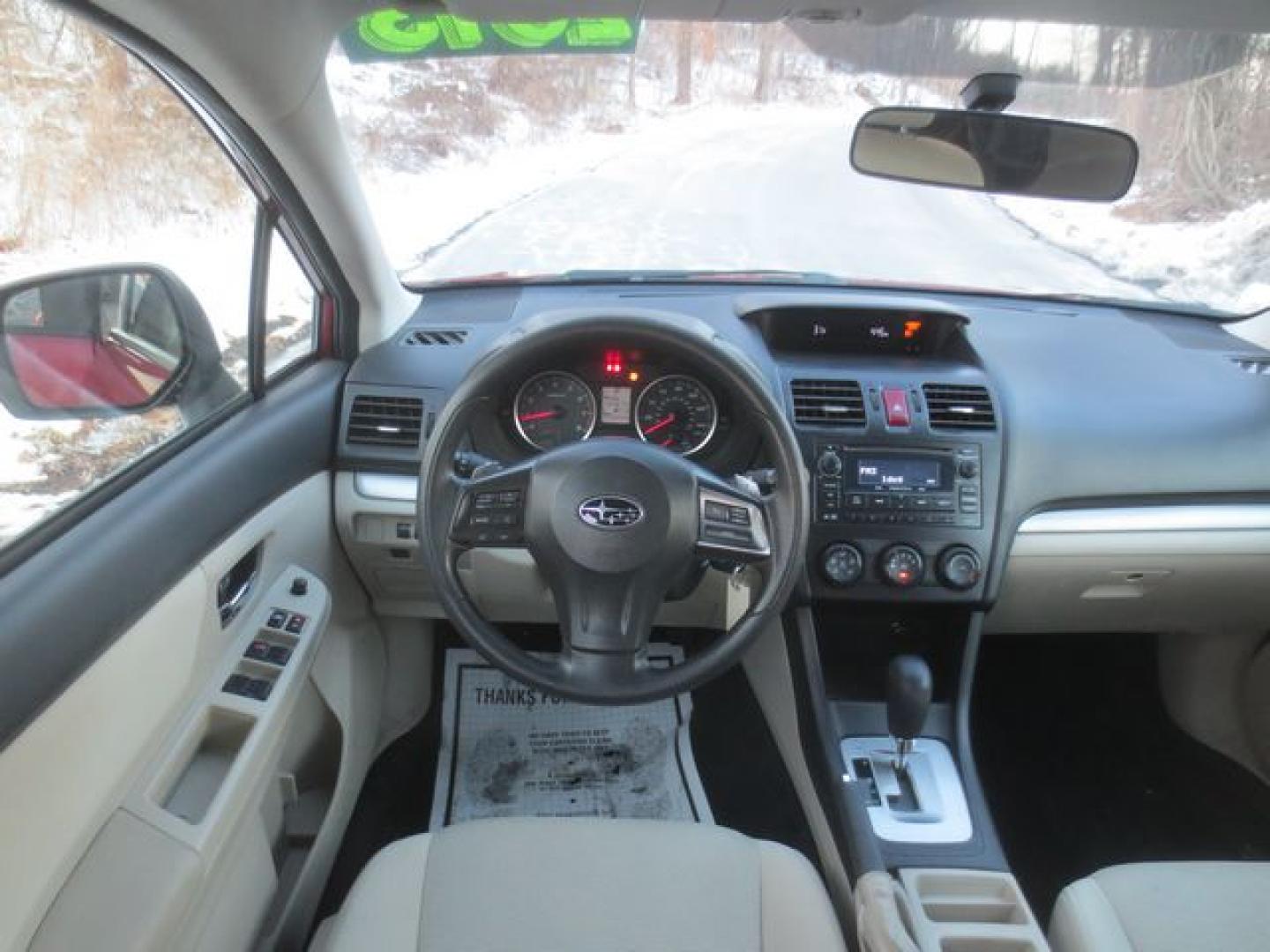 2013 Red /Beige Subaru XV Crosstrek Premium (JF2GPACC9D2) with an 2.0L L4 DOHC 16V engine, Automatic transmission, located at 270 US Route 6, Mahopac, NY, 10541, (845) 621-0895, 41.349022, -73.755280 - Photo#8