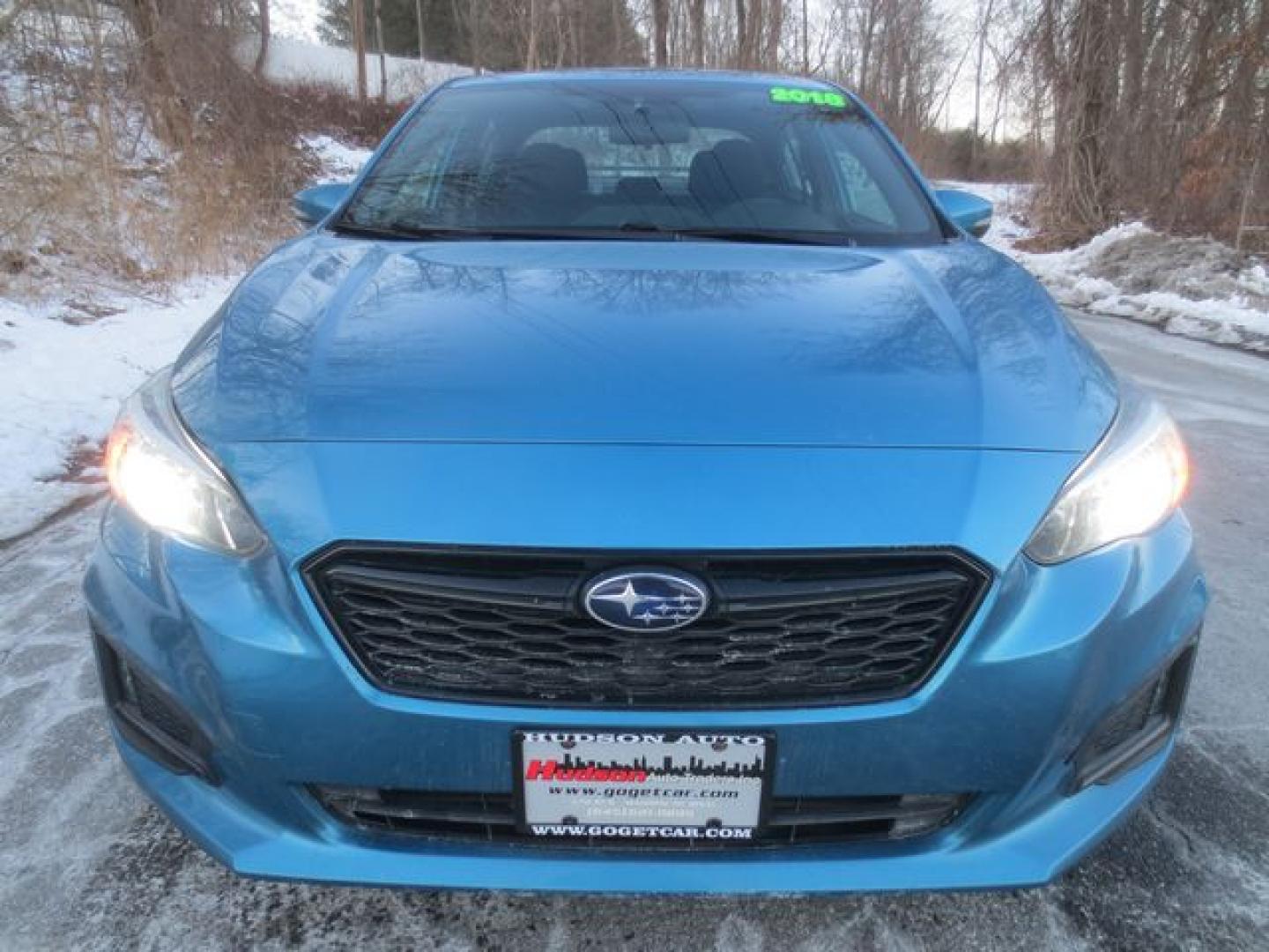 2018 Blue /Black Subaru Impreza 2.0i Sport (4S3GKAM66J3) with an 2.0L H4 DOHC 16V engine, Automatic transmission, located at 270 US Route 6, Mahopac, NY, 10541, (845) 621-0895, 41.349022, -73.755280 - Photo#2