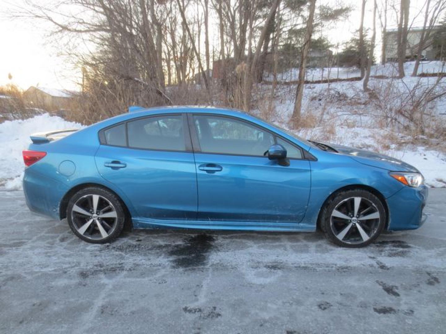 2018 Blue /Black Subaru Impreza 2.0i Sport (4S3GKAM66J3) with an 2.0L H4 DOHC 16V engine, Automatic transmission, located at 270 US Route 6, Mahopac, NY, 10541, (845) 621-0895, 41.349022, -73.755280 - Photo#10