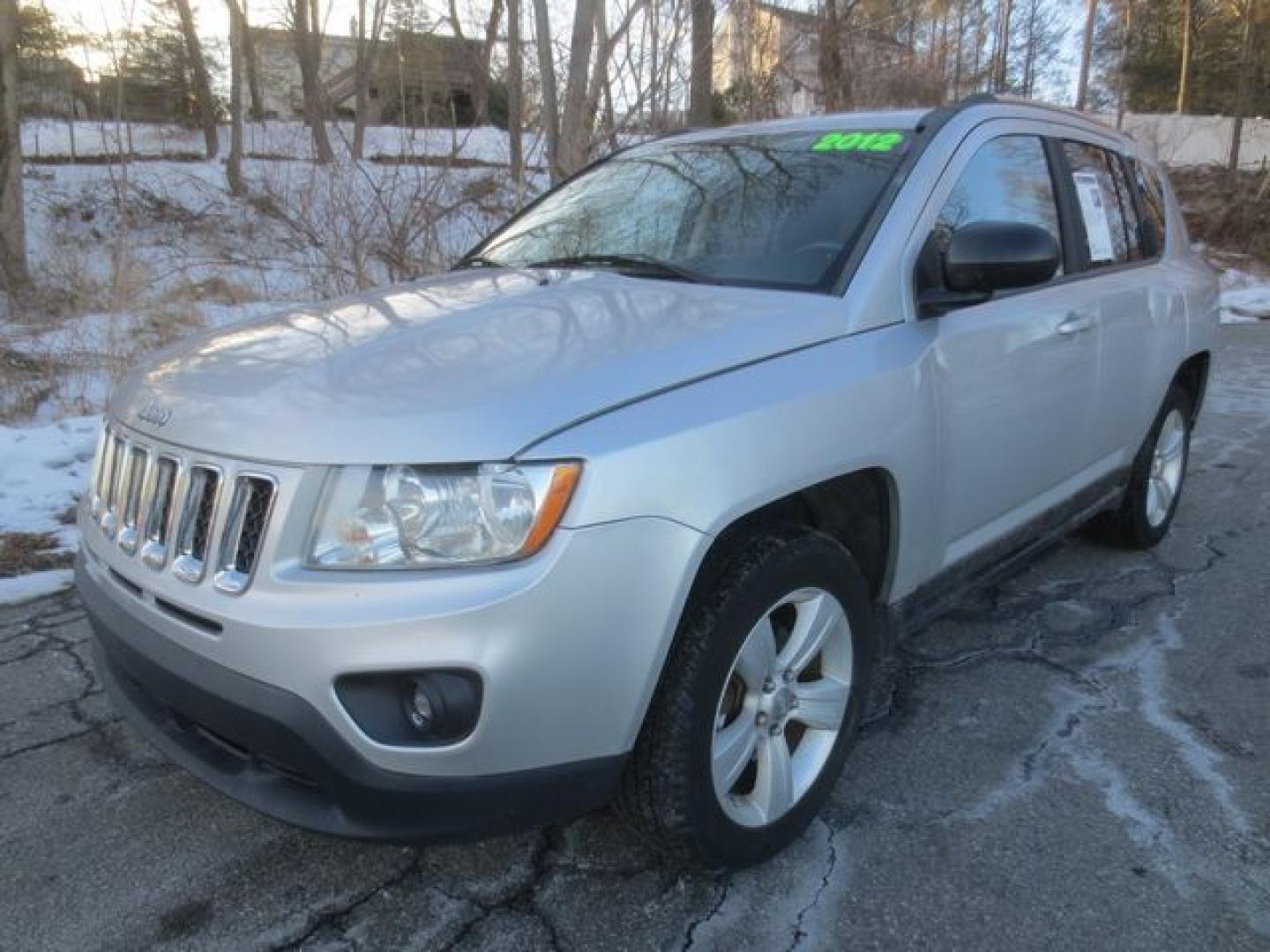 2012 Silver /Black Jeep Compass Latitude (1C4NJDEB5CD) with an 2.4L L4 DOHC 16V engine, Automatic transmission, located at 270 US Route 6, Mahopac, NY, 10541, (845) 621-0895, 41.349022, -73.755280 - Photo#0