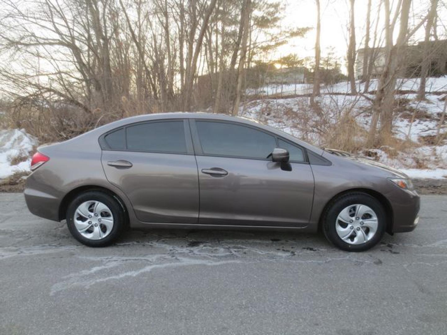 2014 Tan /Beige Honda Civic LX (19XFB2F51EE) with an 1.8L L4 SOHC 16V engine, Automatic transmission, located at 270 US Route 6, Mahopac, NY, 10541, (845) 621-0895, 41.349022, -73.755280 - Photo#10