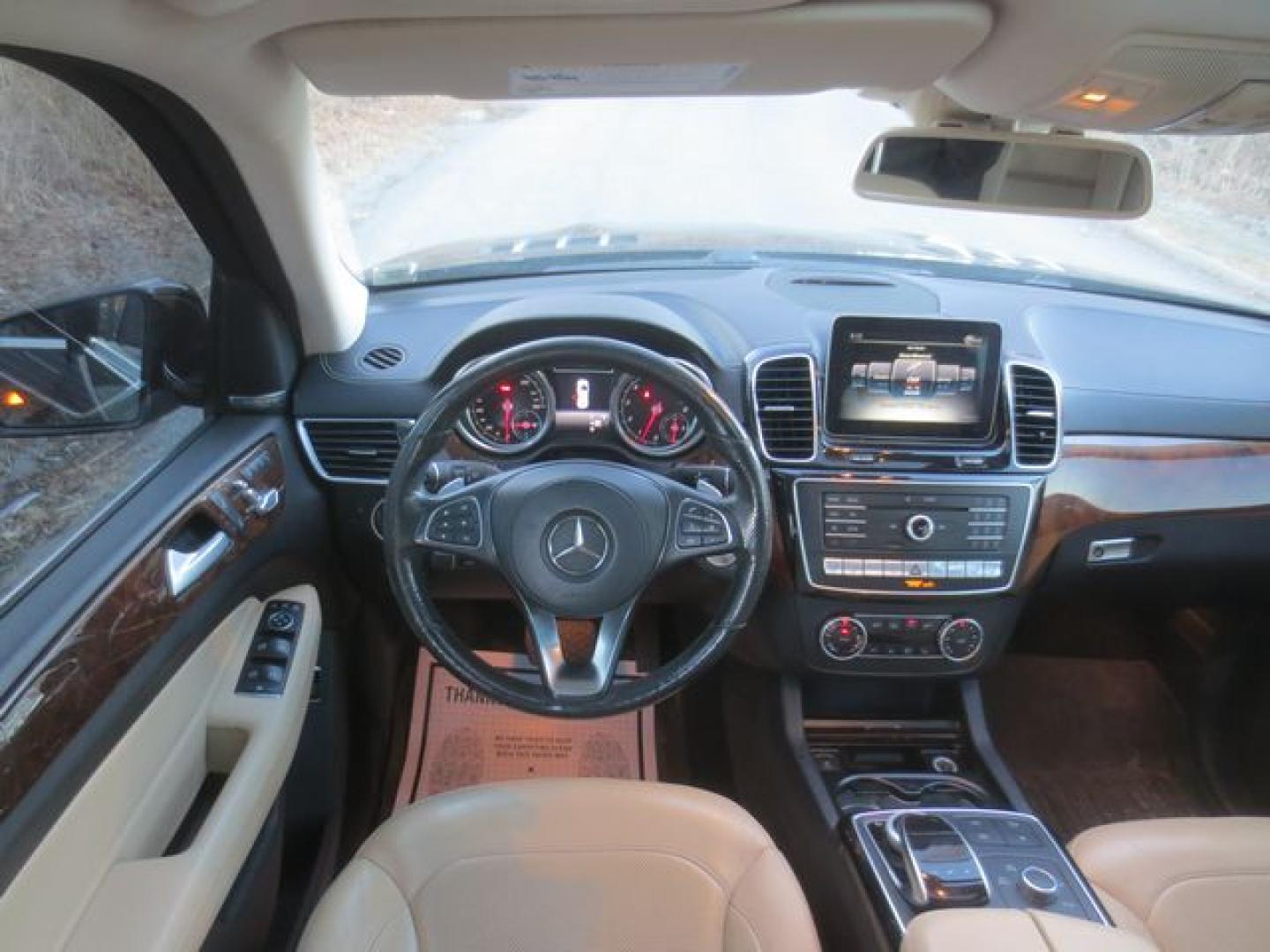 2017 Black /Beige Mercedes-Benz GL-Class GLs (4JGDF6EE7HA) with an 3.0 Liter Twin Turbo V-6 engine, Automatic 7-Speed transmission, located at 270 US Route 6, Mahopac, NY, 10541, (845) 621-0895, 41.349022, -73.755280 - Photo#8