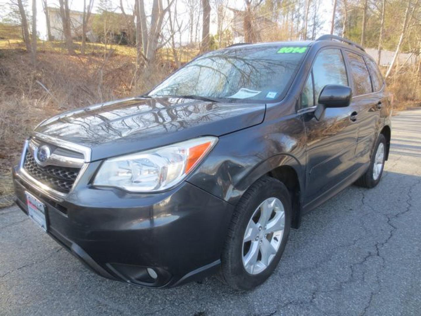 2014 Gray /Tan Subaru Forester 2.5i Limited (JF2SJAHC1EH) with an 2.5L H4 SOHC 16V engine, 6-Speed Automatic transmission, located at 270 US Route 6, Mahopac, NY, 10541, (845) 621-0895, 41.349022, -73.755280 - Photo#0