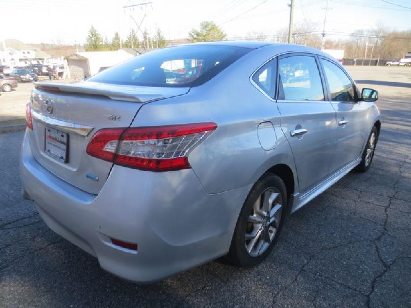 2013 Silver /Gray Nissan Sentra SR (3N1AB7AP9DL) with an 2.0L L4 DOHC 16V engine, Automatic transmission, located at 270 US Route 6, Mahopac, NY, 10541, (845) 621-0895, 41.349022, -73.755280 - Photo#1