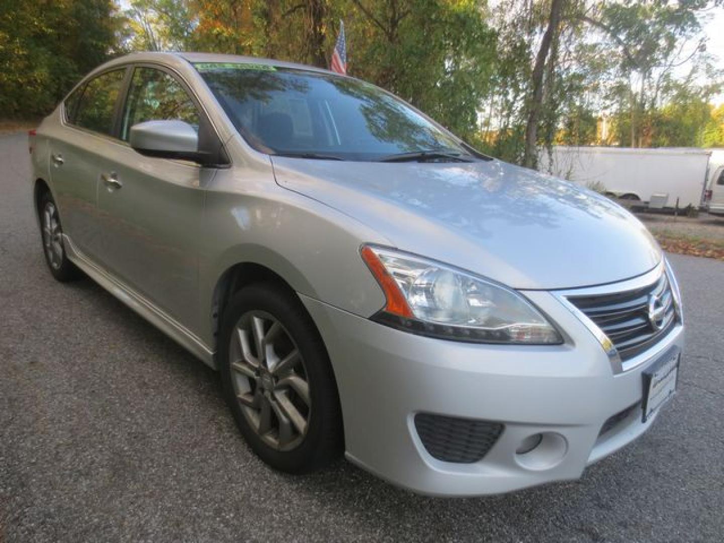 2013 Silver /Gray Nissan Sentra SR (3N1AB7AP9DL) with an 2.0L L4 DOHC 16V engine, Automatic transmission, located at 270 US Route 6, Mahopac, NY, 10541, (845) 621-0895, 41.349022, -73.755280 - Photo#1
