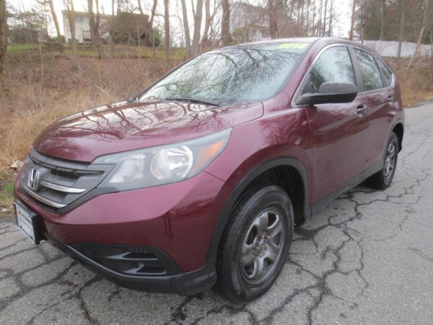 2014 Red /Gray Honda CR-V LX (5J6RM4H36EL) with an 2.4L L4 DOHC 16V engine, Automatic transmission, located at 270 US Route 6, Mahopac, NY, 10541, (845) 621-0895, 41.349022, -73.755280 - Photo#0