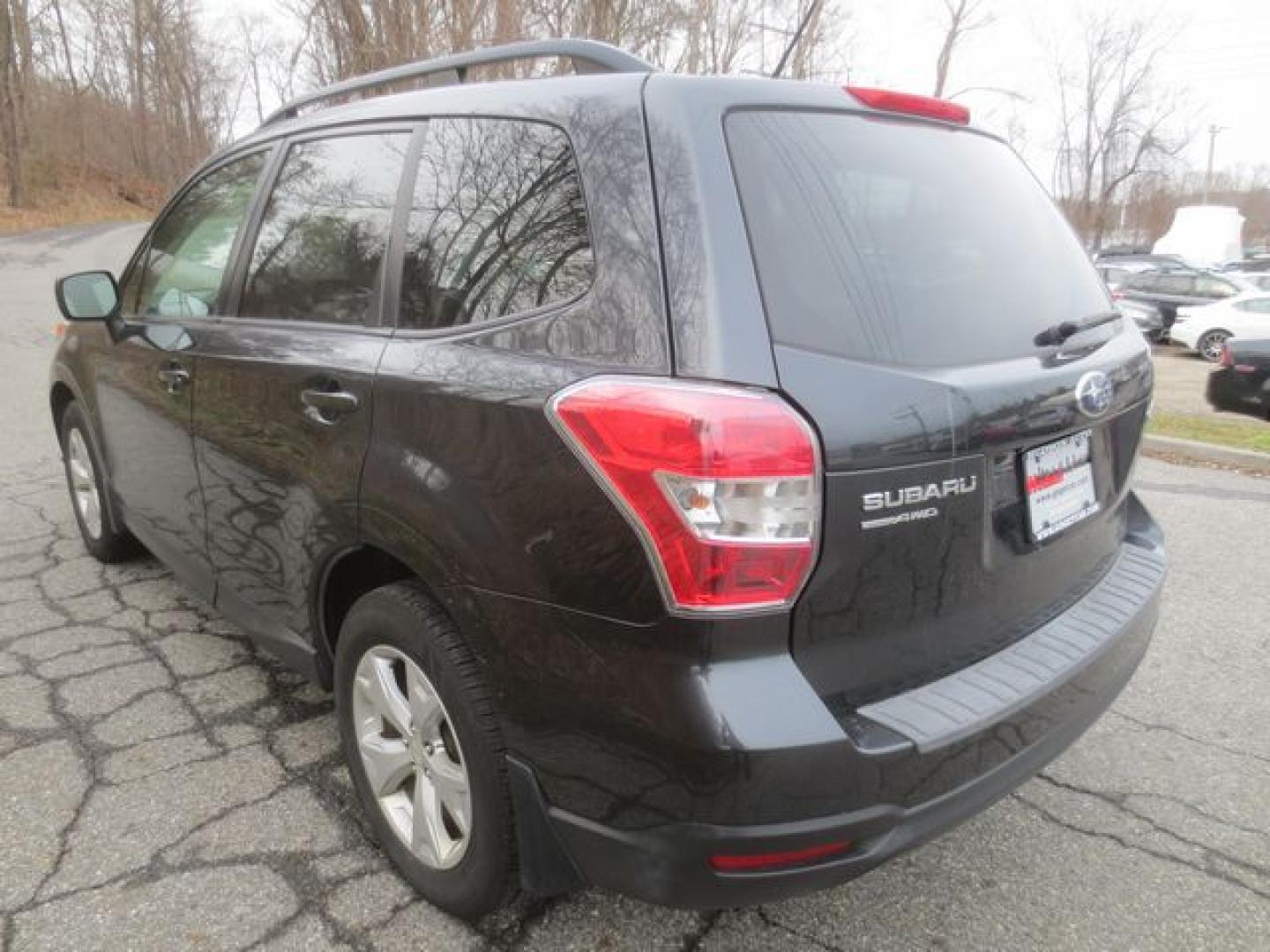 2015 Gray /Gray Subaru Forester 2.5i Premium (JF2SJADC0FH) with an 2.5L H4 SOHC 16V engine, 6-Speed Automatic transmission, located at 270 US Route 6, Mahopac, NY, 10541, (845) 621-0895, 41.349022, -73.755280 - Photo#4