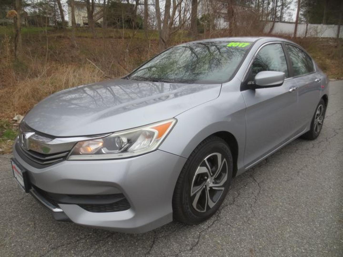 2017 Silver /Gray Honda Accord LX Sedan (1HGCR2F32HA) with an 2.4L L4 DOHC 16V engine, Automatic transmission, located at 270 US Route 6, Mahopac, NY, 10541, (845) 621-0895, 41.349022, -73.755280 - Photo#0