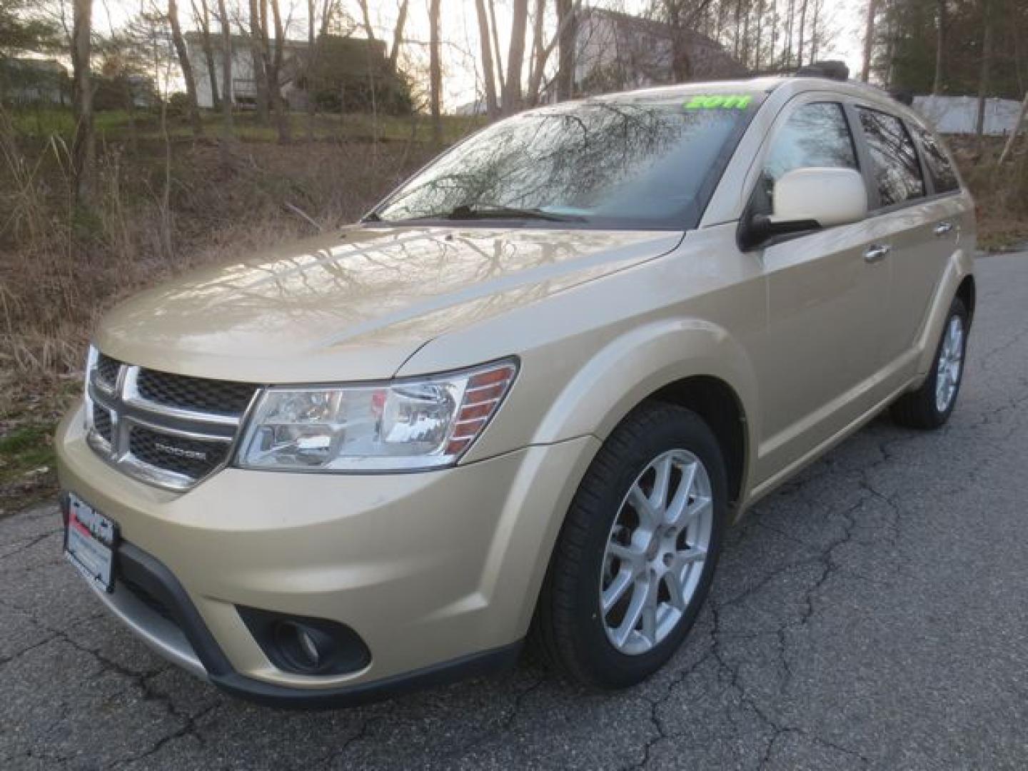 2011 Tan /Tan Dodge Journey Crew AWD (3D4PH3FG0BT) with an 3.6L V6 DOHC 24V engine, Automatic transmission, located at 270 US Route 6, Mahopac, NY, 10541, (845) 621-0895, 41.349022, -73.755280 - Photo#0