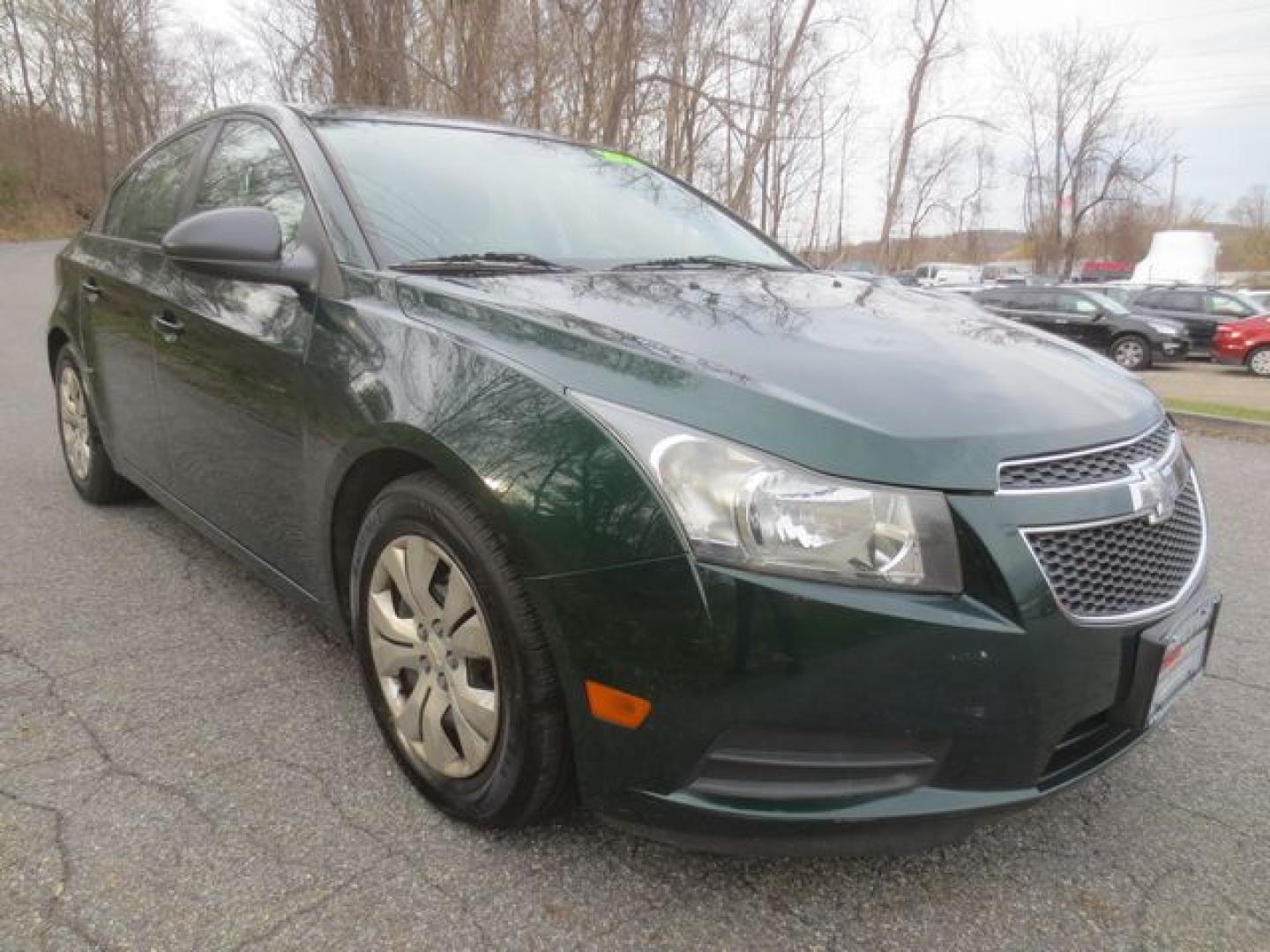 2014 Green /Gray Chevrolet Cruze LS (1G1PA5SG2E7) with an 1.8L L4 DOHC 16V engine, Automatic transmission, located at 270 US Route 6, Mahopac, NY, 10541, (845) 621-0895, 41.349022, -73.755280 - Photo#1