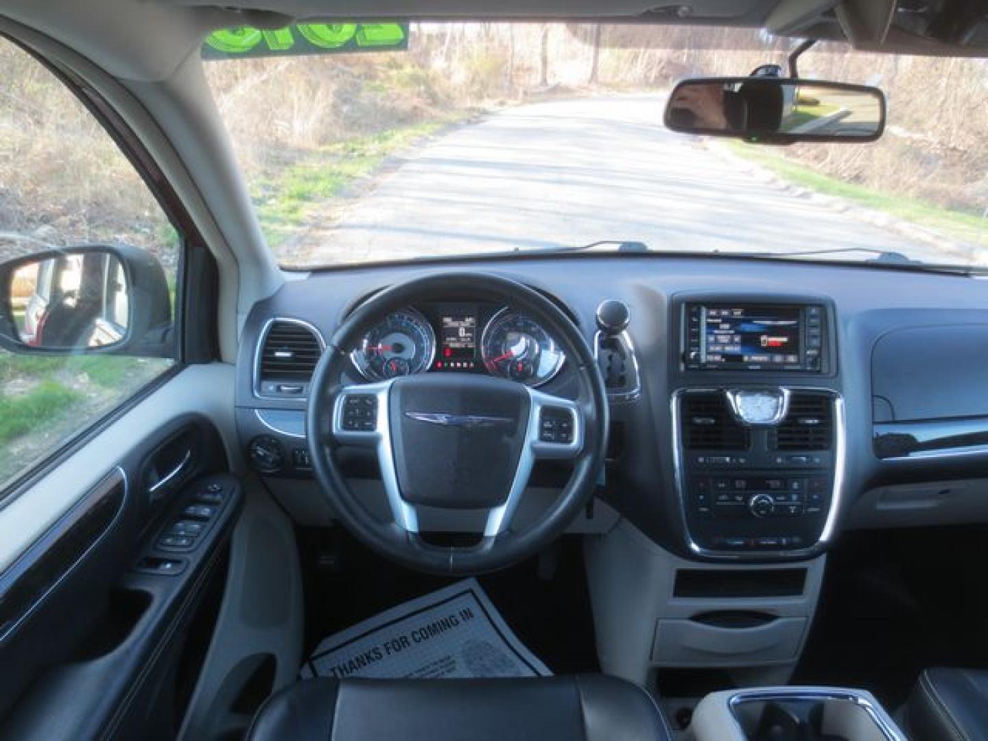 2013 Red /Black Chrysler Town & Country Touring (2C4RC1BG4DR) with an 3.6L V6 DOHC 24V engine, 6-Speed Automatic transmission, located at 270 US Route 6, Mahopac, NY, 10541, (845) 621-0895, 41.349022, -73.755280 - Photo#9