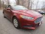 2014 Red /Gray Ford Fusion S (3FA6P0G75ER) with an 2.5L L4 DOHC 16V engine, Automatic transmission, located at 270 US Route 6, Mahopac, NY, 10541, (845) 621-0895, 41.349022, -73.755280 - Photo#1