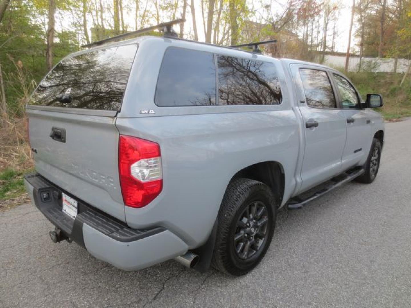 2021 Gray /Black Toyota Tundra SR5 5.7L V8 CrewMax 4WD (5TFDY5F1XMX) with an 5.7L V8 DOHC 32V engine, 6A transmission, located at 270 US Route 6, Mahopac, NY, 10541, (845) 621-0895, 41.349022, -73.755280 - Photo#3