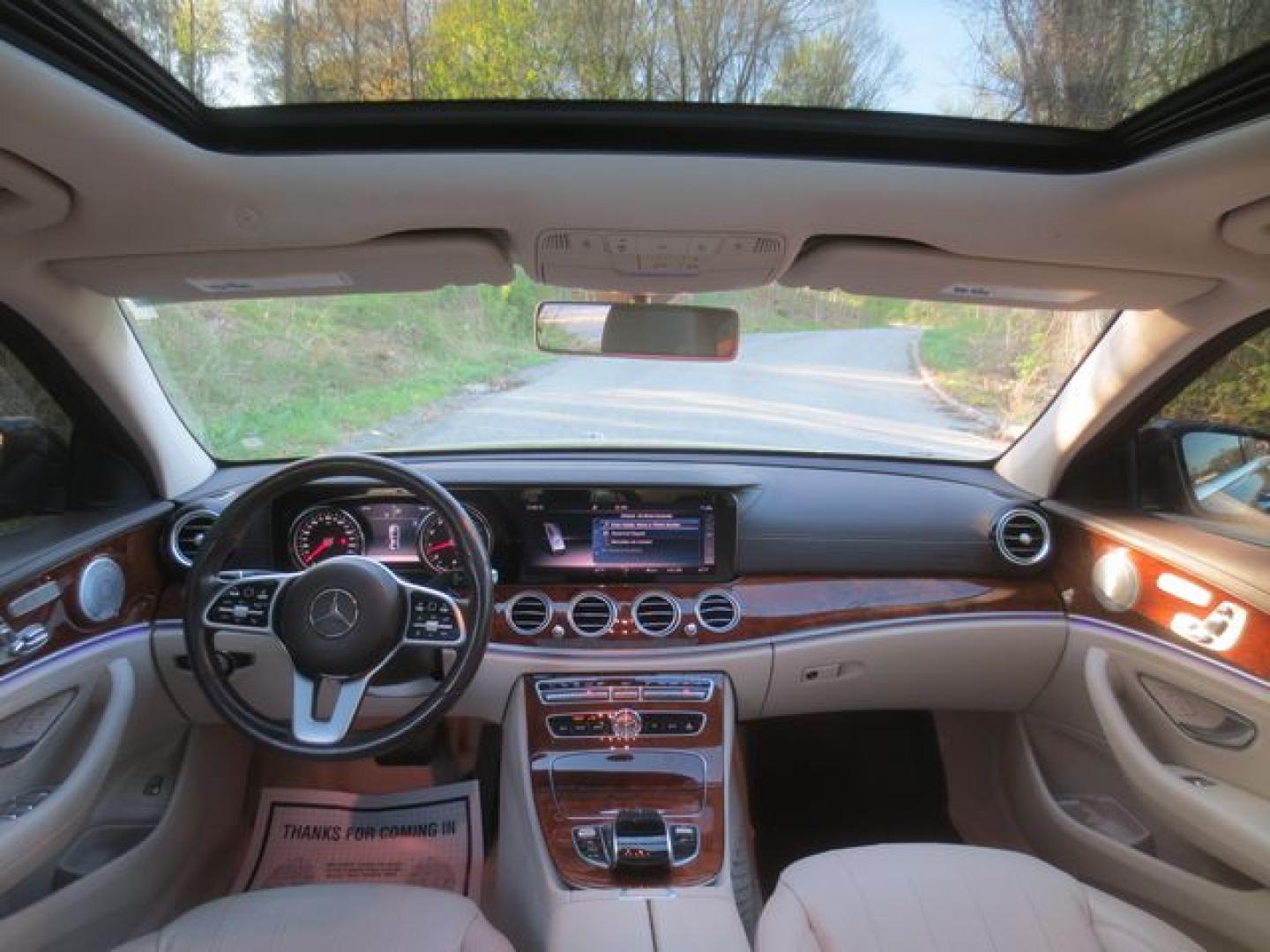 2019 Black /Tan Mercedes-Benz E-Class E300 Luxury 4MATIC Sedan (WDDZF4KB5KA) with an 2.0L L4 DOHC 16V engine, Automatic transmission, located at 270 US Route 6, Mahopac, NY, 10541, (845) 621-0895, 41.349022, -73.755280 - Photo#8