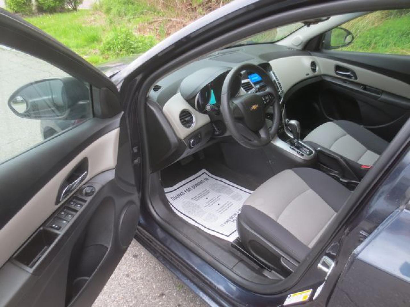 2015 Blue /Black Chevrolet Cruze LS Auto (1G1PA5SG6F7) with an 1.8L L4 DOHC 16V engine, 6-Speed Automatic transmission, located at 270 US Route 6, Mahopac, NY, 10541, (845) 621-0895, 41.349022, -73.755280 - Photo#2