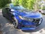2018 Blue /Black Honda Accord Sport 6-Spd MT (1HGCV1E37JA) with an 1.5L L4 DOHC 16V engine, 6 Speed Manual transmission, located at 270 US Route 6, Mahopac, NY, 10541, (845) 621-0895, 41.349022, -73.755280 - Photo#1