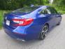 2018 Blue /Black Honda Accord Sport 6-Spd MT (1HGCV1E37JA) with an 1.5L L4 DOHC 16V engine, 6 Speed Manual transmission, located at 270 US Route 6, Mahopac, NY, 10541, (845) 621-0895, 41.349022, -73.755280 - Photo#3