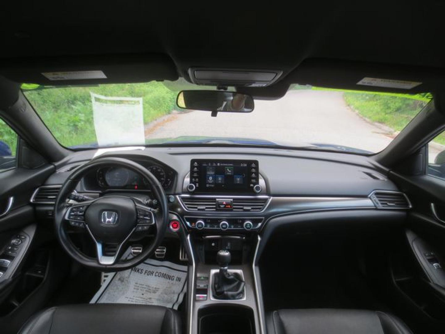 2018 Blue /Black Honda Accord Sport 6-Spd MT (1HGCV1E37JA) with an 1.5L L4 DOHC 16V engine, 6 Speed Manual transmission, located at 270 US Route 6, Mahopac, NY, 10541, (845) 621-0895, 41.349022, -73.755280 - Photo#7