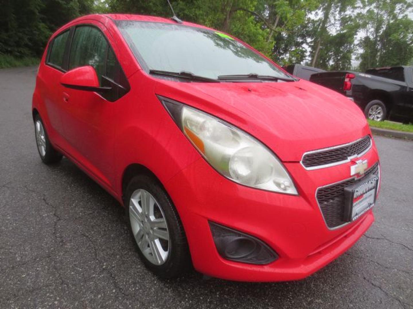 2013 Red /Gray Chevrolet Spark LS (KL8CB6S93DC) with an 1.2L L4 16V DOHC engine, 4-Speed Automatic transmission, located at 270 US Route 6, Mahopac, NY, 10541, (845) 621-0895, 41.349022, -73.755280 - Photo#1