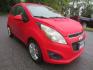 2013 Red /Gray Chevrolet Spark LS (KL8CB6S93DC) with an 1.2L L4 16V DOHC engine, 4-Speed Automatic transmission, located at 270 US Route 6, Mahopac, NY, 10541, (845) 621-0895, 41.349022, -73.755280 - Photo#1