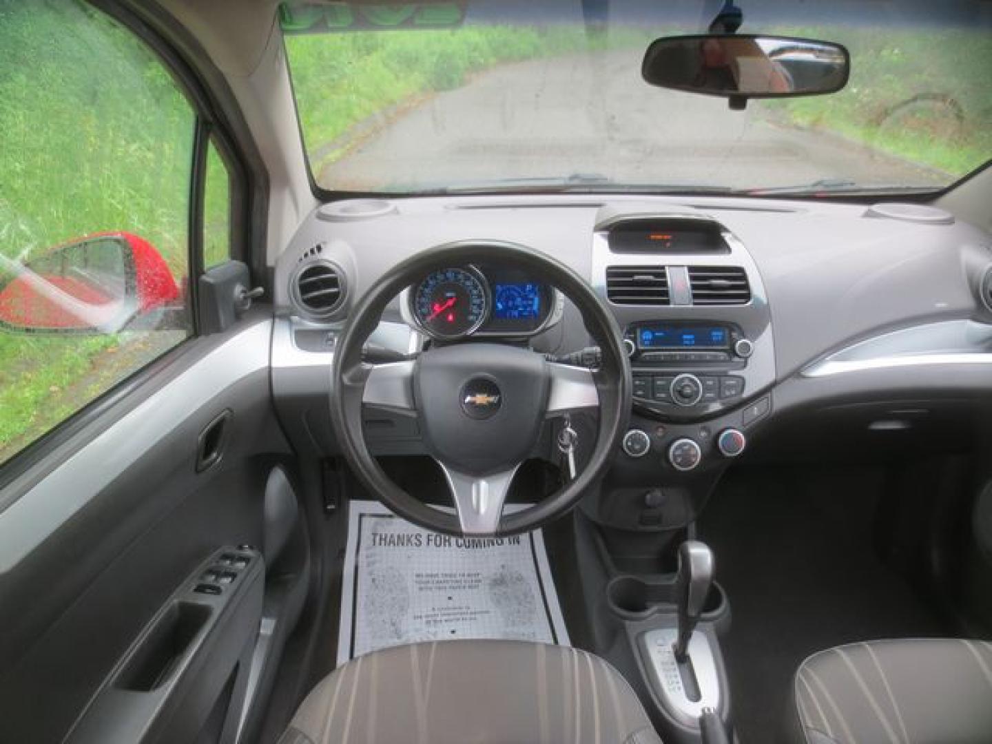 2013 Red /Gray Chevrolet Spark LS (KL8CB6S93DC) with an 1.2L L4 16V DOHC engine, 4-Speed Automatic transmission, located at 270 US Route 6, Mahopac, NY, 10541, (845) 621-0895, 41.349022, -73.755280 - Photo#8