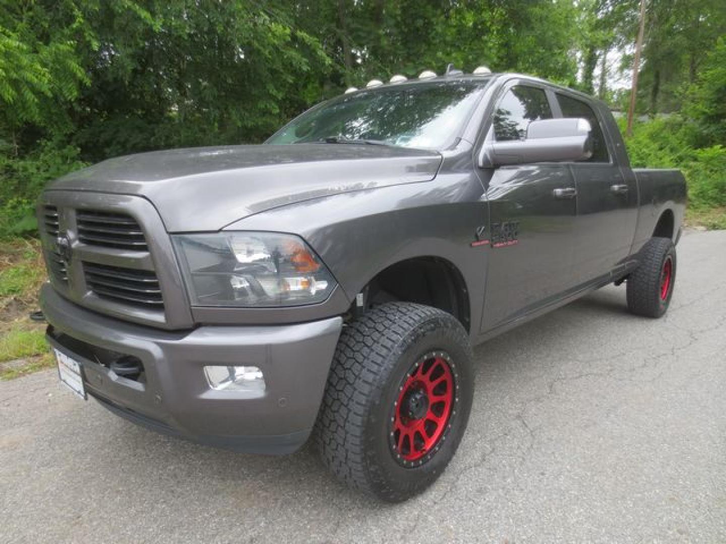 2017 Gray /Gray RAM 2500 SLT Mega Cab 4WD (3C6UR5ML4HG) with an 6.7L L6 OHV 24V TURBO DIESEL engine, 6A transmission, located at 270 US Route 6, Mahopac, NY, 10541, (845) 621-0895, 41.349022, -73.755280 - Photo#0
