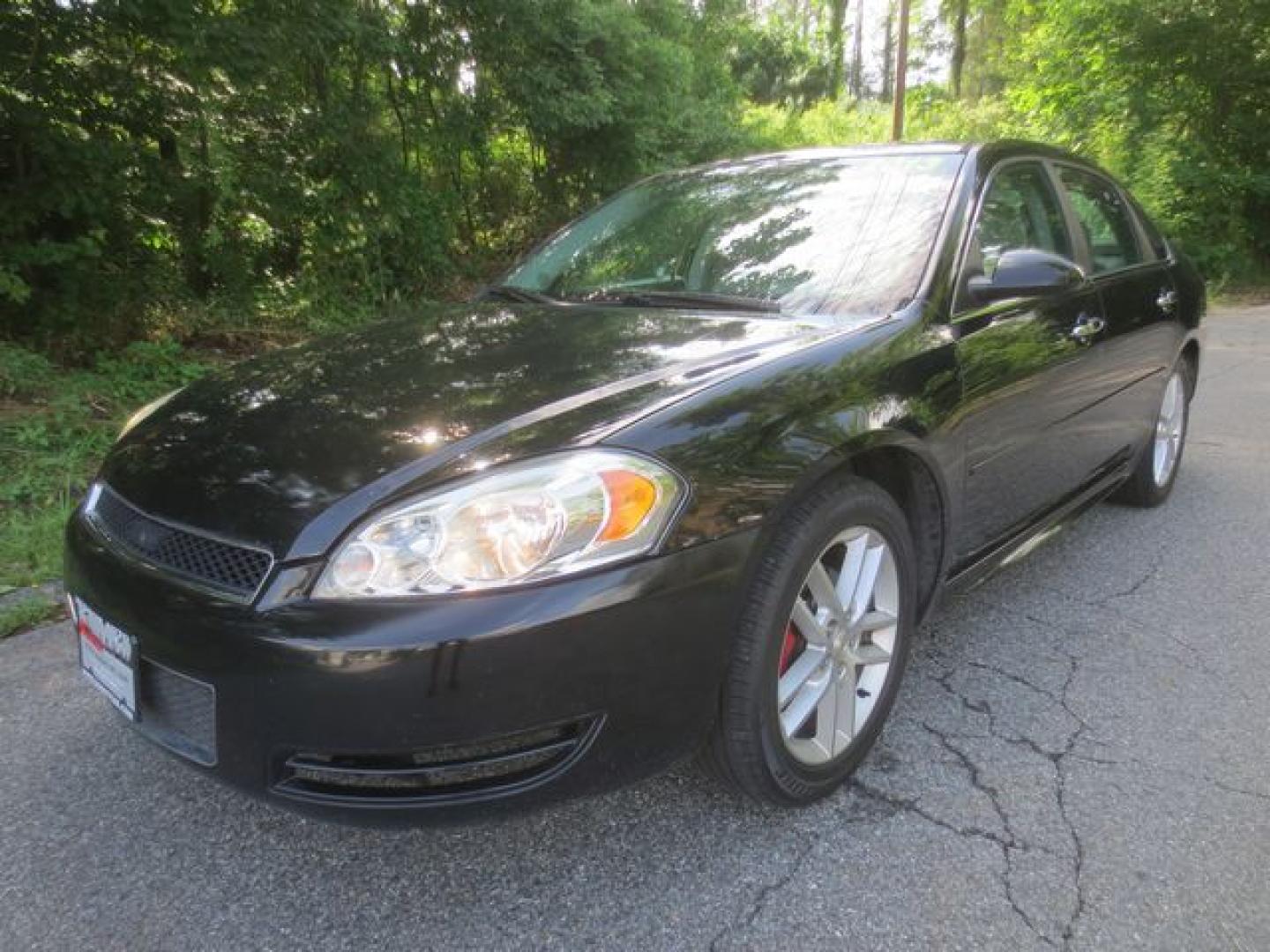 2013 Black /Gray Chevrolet Impala LTZ (2G1WC5E37D1) with an 3.6L V6 DOHC 16V FFV engine, 6-Speed Automatic transmission, located at 270 US Route 6, Mahopac, NY, 10541, (845) 621-0895, 41.349022, -73.755280 - Photo#0