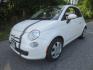 2013 White /GRAY/BEIGE Fiat 500 C Pop Cabrio (3C3CFFDR6DT) with an 1.4L L4 engine, 5 Speed Manual transmission, located at 270 US Route 6, Mahopac, NY, 10541, (845) 621-0895, 41.349022, -73.755280 - Photo#0