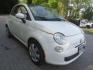 2013 White /GRAY/BEIGE Fiat 500 C Pop Cabrio (3C3CFFDR6DT) with an 1.4L L4 engine, 5 Speed Manual transmission, located at 270 US Route 6, Mahopac, NY, 10541, (845) 621-0895, 41.349022, -73.755280 - Photo#1