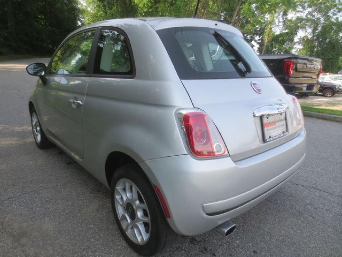 2012 Silver /Red Fiat 500 Pop (3C3CFFAR6CT) with an 1.4L L4 engine, 5 Speed Manual transmission, located at 270 US Route 6, Mahopac, NY, 10541, (845) 621-0895, 41.349022, -73.755280 - Photo#4